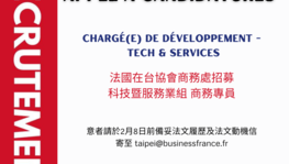 Offre d'emploi : Chargé(e) de développement « Tech & Services » à (...)